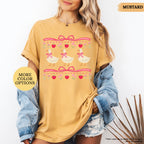 Comfort Colors® Cute Strawberry Goose Shirt, Summer Woman Gift, Goose Lover, Mama Goose, Coquette Strawberry, Mothers Day, Country Girl Tee