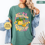 Comfort Colors® Preppy Lemon Summer Shirt, Lemon Coquette Tee, Woman Summer Gift, Girly Summer Vacation, Easy Peasy, Cottagecore Beach Shirt