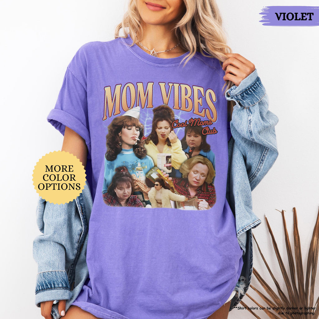 Comfort Colors® 90's Mom Vibes Shirt, Funny Mom Shirt, Cool Moms Club Shirt, Funny Mom Gift, Mothers Day Shirt, Mom Life Tee, Cool Mom Gifts