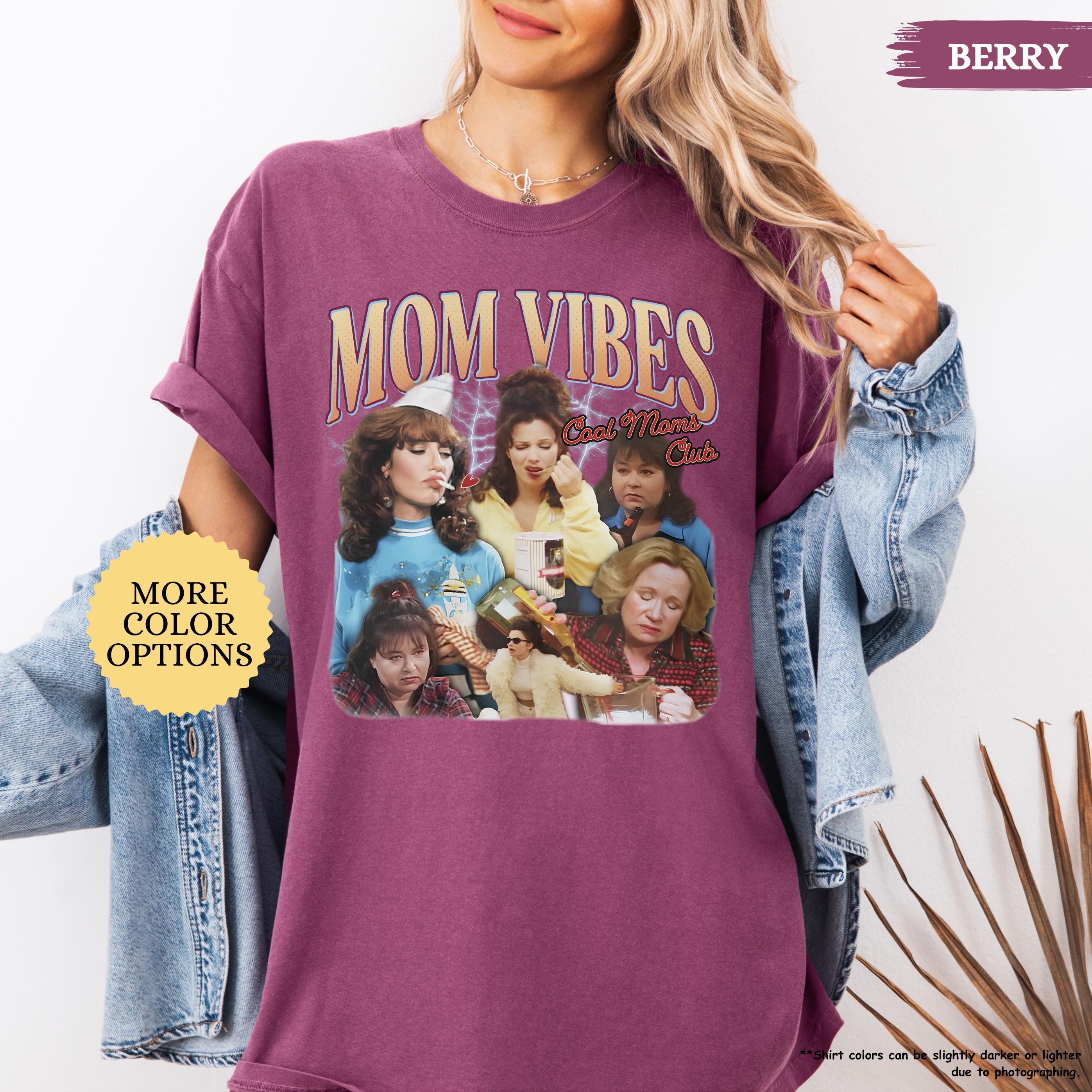 Comfort Colors® 90's Mom Vibes Shirt, Funny Mom Shirt, Cool Moms Club Shirt, Funny Mom Gift, Mothers Day Shirt, Mom Life Tee, Cool Mom Gifts
