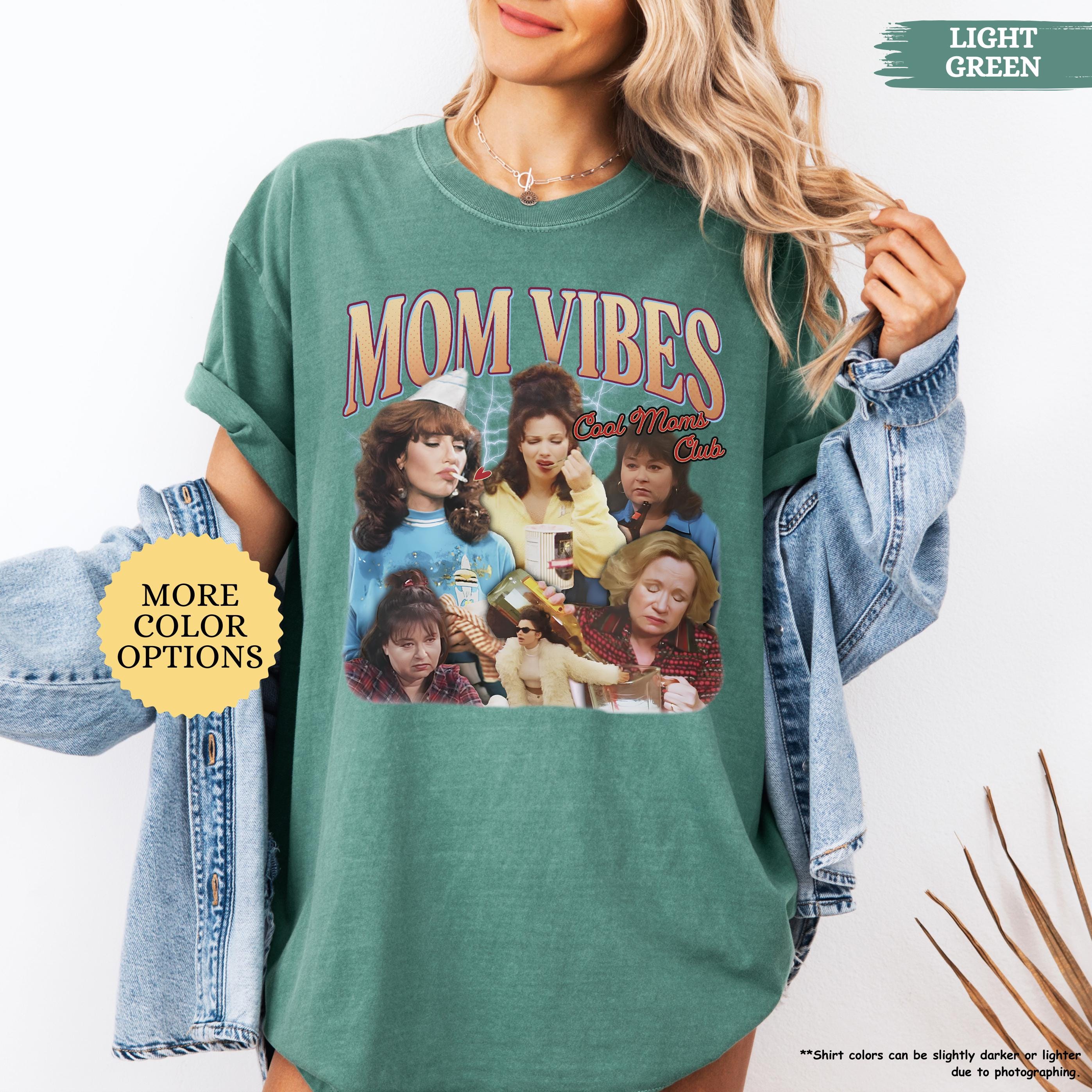 Comfort Colors® 90's Mom Vibes Shirt, Funny Mom Shirt, Cool Moms Club Shirt, Funny Mom Gift, Mothers Day Shirt, Mom Life Tee, Cool Mom Gifts