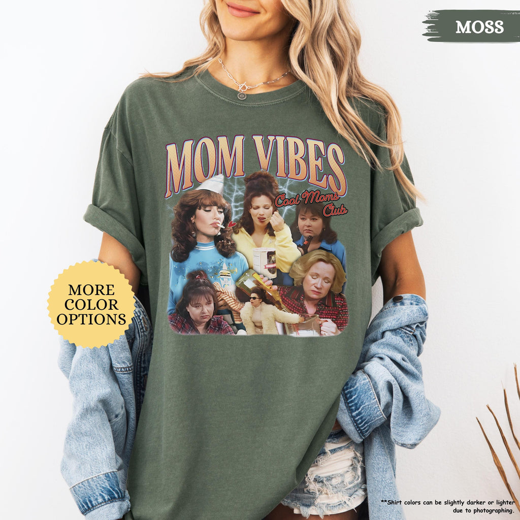 Comfort Colors® 90's Mom Vibes Shirt, Funny Mom Shirt, Cool Moms Club Shirt, Funny Mom Gift, Mothers Day Shirt, Mom Life Tee, Cool Mom Gifts