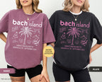 Comfort Colors® Bach Island Shirt, Custom Beach Bachelorette Tee, Coastal Bachelorette Gifts, Island Bridal Party, Beach Themed Bachelorette