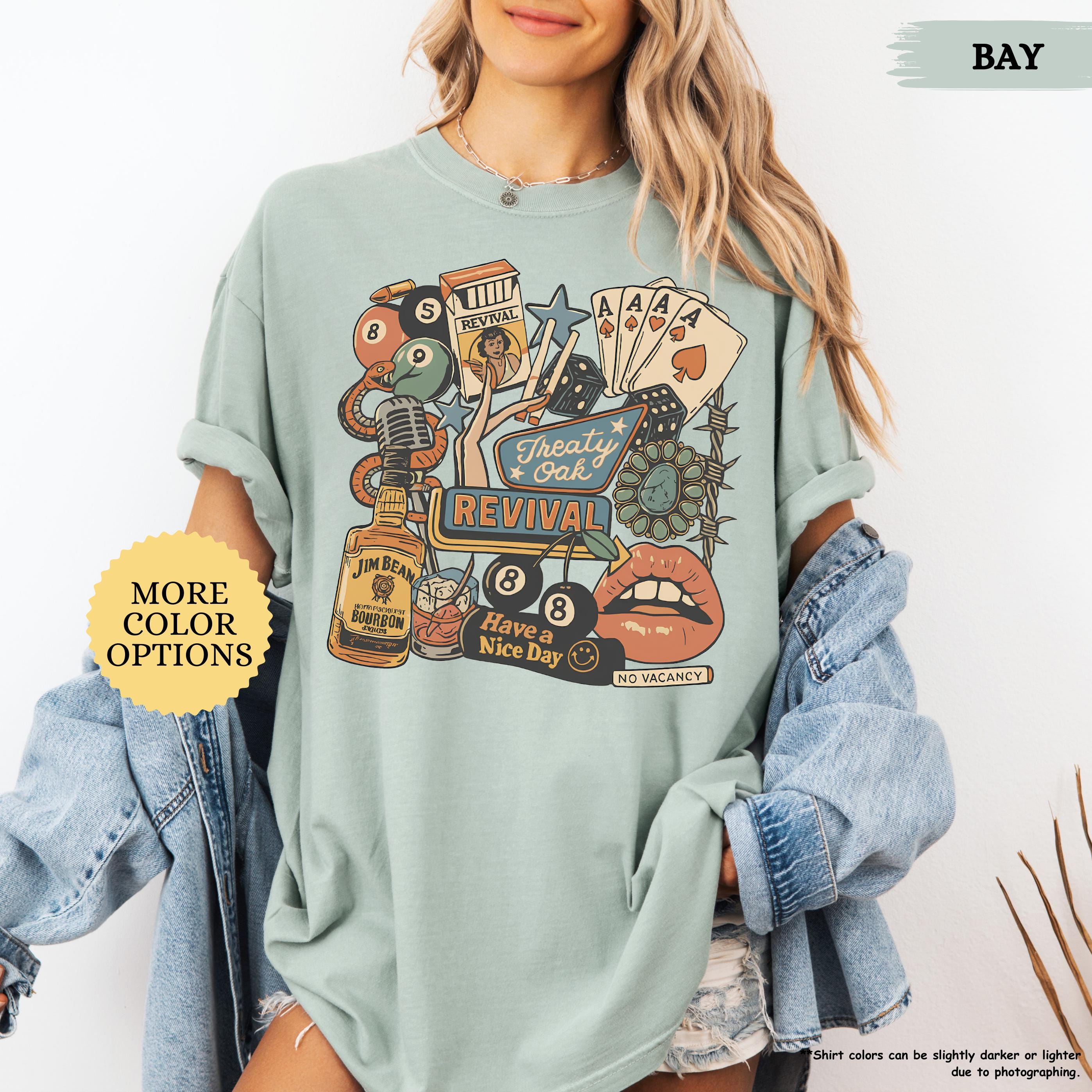 Comfort Colors® Treaty Oak Revival Shirt, Country Music Shirt, Western Cowboy Shirt, Cowgirls Shirt, Music Lover Tshirt, Western Music Tee