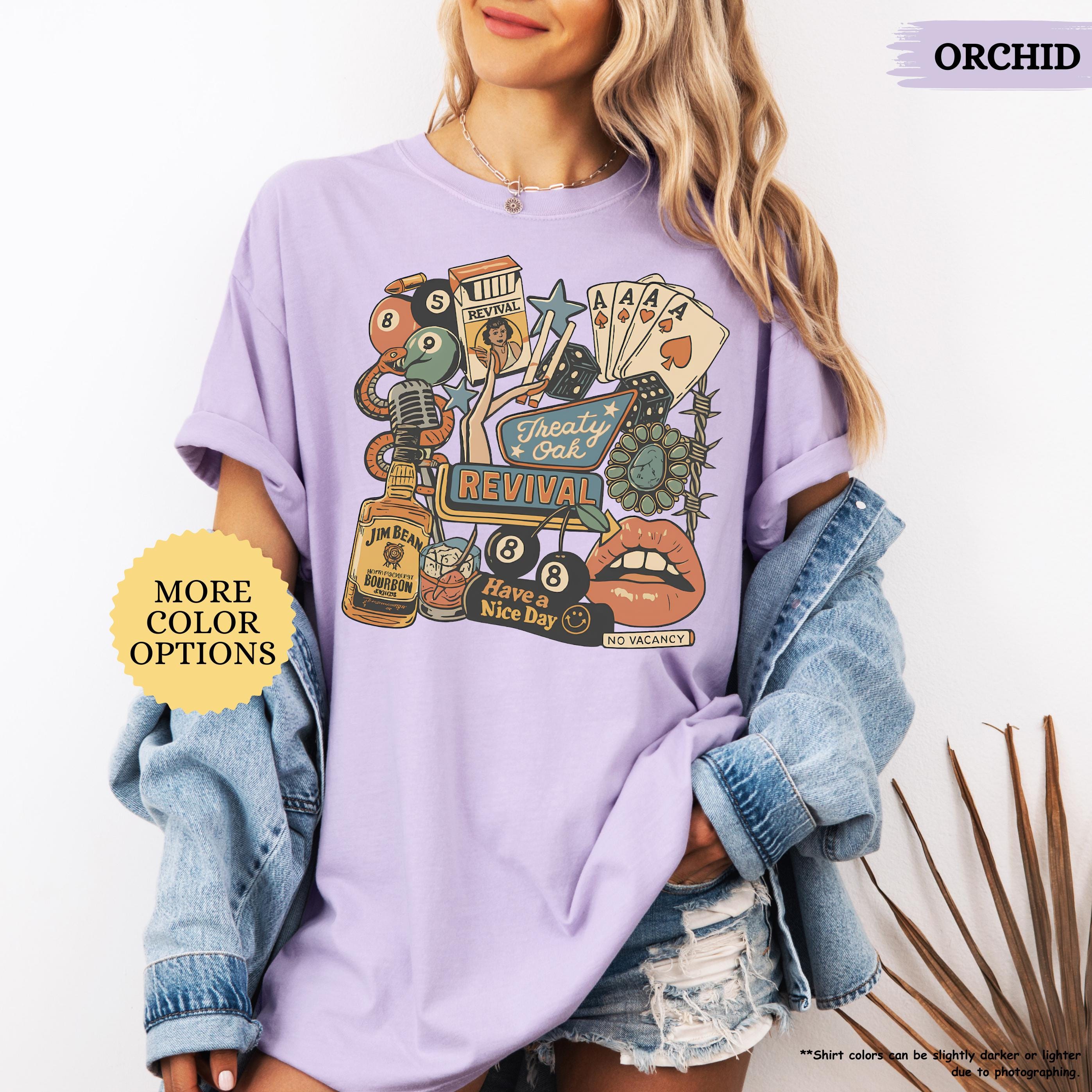 Comfort Colors® Treaty Oak Revival Shirt, Country Music Shirt, Western Cowboy Shirt, Cowgirls Shirt, Music Lover Tshirt, Western Music Tee