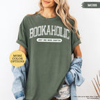 Comfort Colors® Bookaholic Shirt, Gift For Book Lover, Bookish Shirt, Book Lover Shirt, Reading Shirt, Gift For Librarian, Teacher Shirt