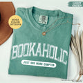 Comfort Colors® Bookaholic Shirt, Gift For Book Lover, Bookish Shirt, Book Lover Shirt, Reading Shirt, Gift For Librarian, Teacher Shirt