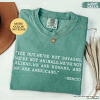 Comfort Colors® Bad Bunny Ice Out Shirt, Grammy Speech Tee, Anti ICE Shirt, We Are Humans Tshirt, Abolish ICE Shirt, Social Justice Tee