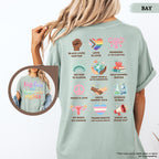 Comfort Colors® Big Fan Of Human Rights Shirt, Equality Shirt, Radicalized by Basic Decency, Social Justice Tee, Rainbow LGBT, Activist Gift