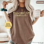 Comfort Colors® Booktrovert Coquette Shirt, Book Lover Gift, Bookish Shirt, Books And Coffee Shirt, Girly Book, Book Club Shirt, Reading Tee