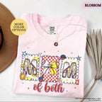 Comfort Colors® Baseball Softball Mom Shirt, Mom Of Both Shirt, Baseball Mom Shirt, Softball Mom Gifts, Sports Mom Shirt, Coquette Game Day