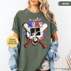 Comfort Colors® Baseball Mom With Photo Shirt, Custom Baseball Player Photo Shirt, Baseball Mom Gift, Baseball Lover Tee, Mothers Day Gift