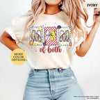 Comfort Colors® Baseball Softball Mom Shirt, Mom Of Both Shirt, Baseball Mom Shirt, Softball Mom Gifts, Sports Mom Shirt, Coquette Game Day