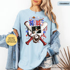 Comfort Colors® Baseball Mom With Photo Shirt, Custom Baseball Player Photo Shirt, Baseball Mom Gift, Baseball Lover Tee, Mothers Day Gift