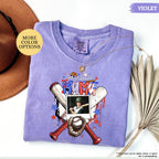 Comfort Colors® Baseball Mom With Photo Shirt, Custom Baseball Player Photo Shirt, Baseball Mom Gift, Baseball Lover Tee, Mothers Day Gift