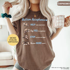 Comfort Colors® Autism Acceptance Shirt, Autism Awareness Shirt, Autism Teacher Shirt, Sped Teacher Tee, Neurodiversity Shirt, Kindness Tee