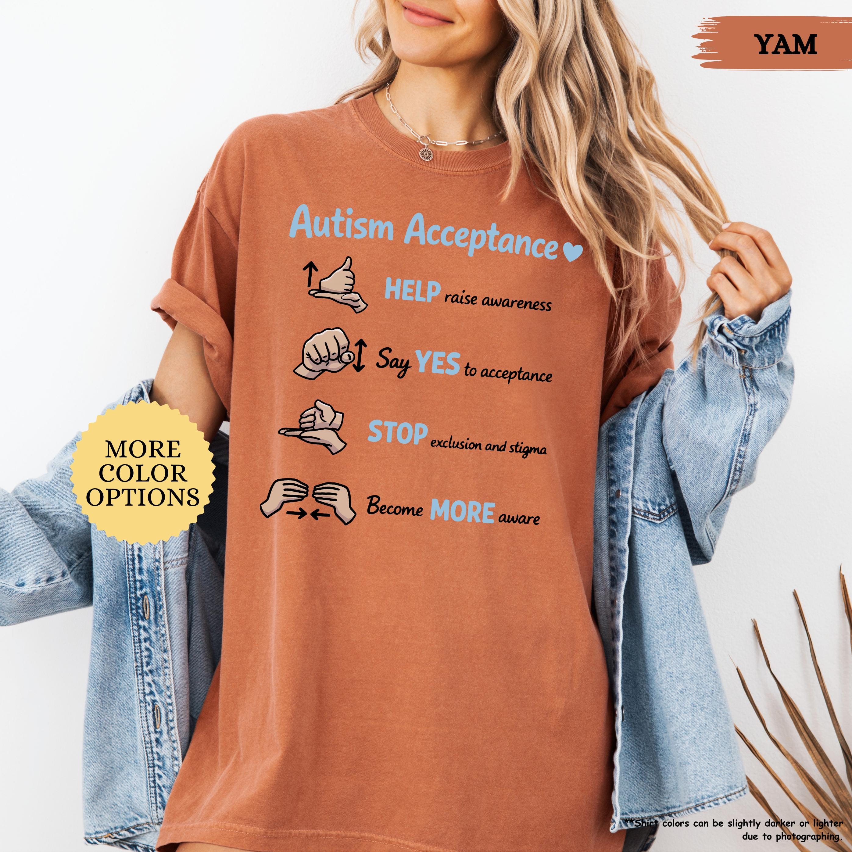 Comfort Colors® Autism Acceptance Shirt, Autism Awareness Shirt, Autism Teacher Shirt, Sped Teacher Tee, Neurodiversity Shirt, Kindness Tee