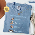 Comfort Colors® Autism Acceptance Shirt, Autism Awareness Shirt, Autism Teacher Shirt, Sped Teacher Tee, Neurodiversity Shirt, Kindness Tee